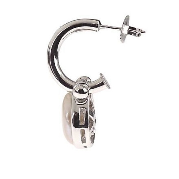 Honora Sterling Cultured freshwater black pearl dangling earrings - Picture 8 of 9